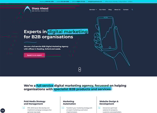 b2b content marketing agency