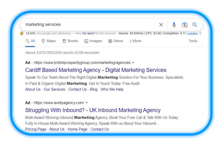 search advertising in digital marketing
